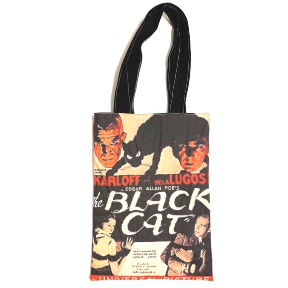 BLACK CAT TOTE BAG PURSE
Dimensions
8” x 11.5” - Picture 1 of 3